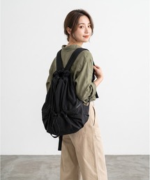 Meing（ミーイング）の「Meing ナップサック リュックサック デイバック 通勤 通学 サイドファスナー ユニセックス 男女兼用（バックパック/リュック）」