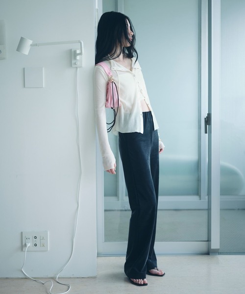 ＋81BRANCA（ハチイチブランカ）の「【81BRANCA / GENSEI×BABYLONE】シアーカーディガン（カーディガン/ボレロ・レディース・ブラック/ホワイト・フリー）」の15枚目の写真