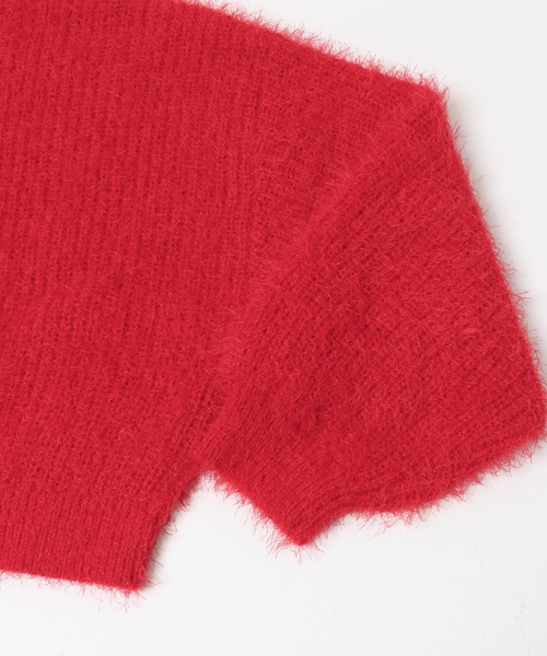 ITEMS URBANRESEARCH(アイテムズ アーバンリサーチ)の「シャギーボリュームスリーブニット(ニット/セーター・レディース・レッド/オフホワイト/ブラウン/ネイビー・FREE)」の21枚目の写真