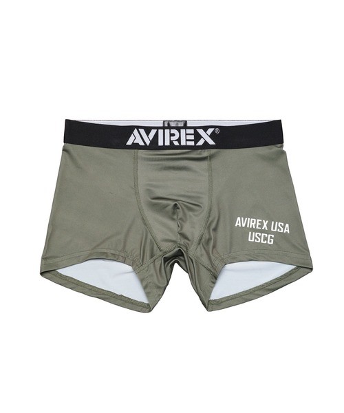 AVIREX(アヴィレックス)の「【es】【AVIREX】USCG BOXER SHORTS(ボクサーパンツ・メンズ・ブラック/オリーブ・X-LARGE/MEDIUM/LARGE)」の1枚目の写真