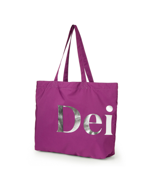 DEINET(ダイニット)の「POINT LOGO SHOULDER BIG BAG IN PURPLE(ショルダーバッグ・レディース・その他・FREE)」の2枚目の写真