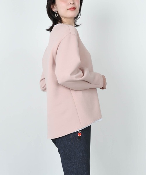STUDIO PICONE(スタジオピッコーネ)の「UV冷感ダンボールプルオーバー(その他トップス・レディース・ライトオレンジ系/ベージュ/ブラック・M/L/LL)」の15枚目の写真