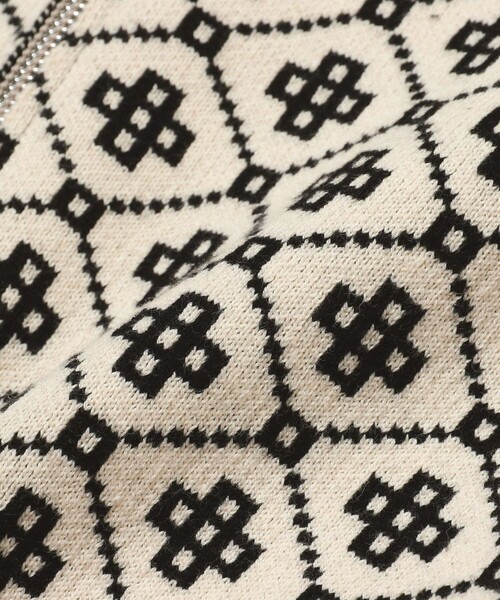 FUTURE ARCHIVE(フューチャーアーカイブ)の「FUTURE ARCHIVE / DRIVERS KNIT(ニット/セーター・メンズ・ホワイト/ブラック・MEDIUM)」の8枚目の写真