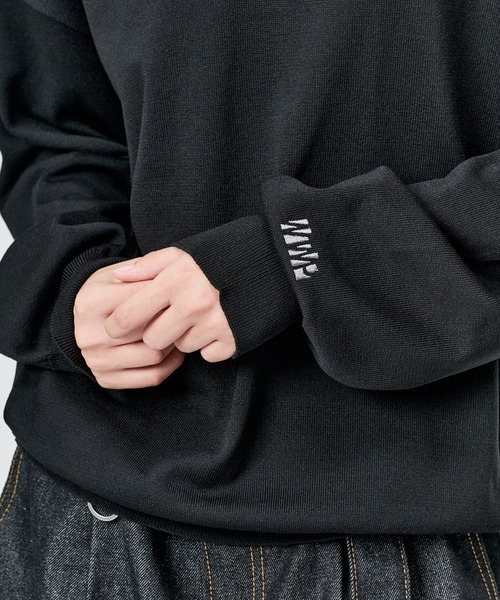WETTEMPT(ウィテンプト)の「HIGH GAUGE L/S KNIT POLO / ハイゲージL/Sニットポロ(ニット/セーター・メンズ・グレー/ブラック・SMALL/MEDIUM/LARGE)」の13枚目の写真