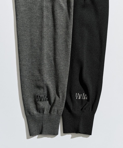 WETTEMPT(ウィテンプト)の「HIGH GAUGE L/S KNIT POLO / ハイゲージL/Sニットポロ(ニット/セーター・メンズ・グレー/ブラック・SMALL/MEDIUM/LARGE)」の10枚目の写真