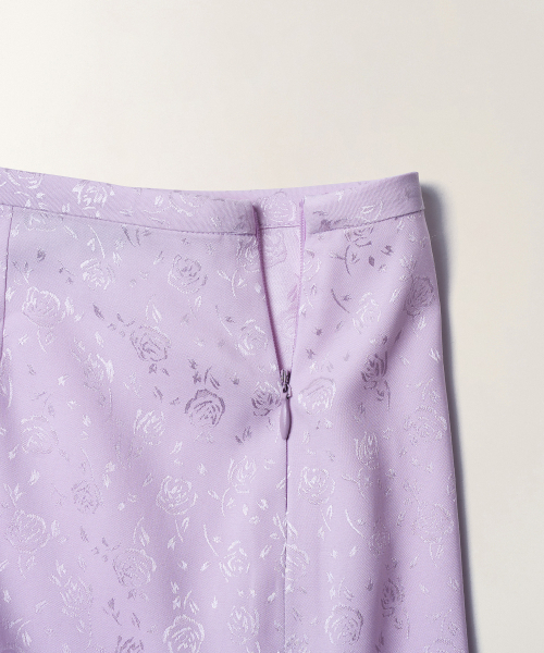 TTUDEMENT（トュードメント）の「SATIN FRILLED MINI SKIRT_LAVENDER（スカート・レディース・その他・SMALL/MEDIUM）」の5枚目の写真