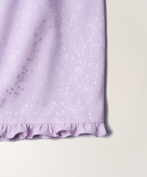 TTUDEMENT（トュードメント）の「SATIN FRILLED MINI SKIRT_LAVENDER（スカート・レディース・その他・SMALL/MEDIUM）」の6枚目の写真