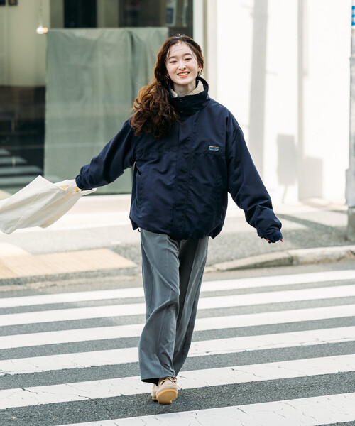 FREAK'S STORE(フリークスストア)の「限定展開 リバーシブルライナーセット 4way スタンドカラー ブルゾン / ナイロンフリース ライナーセット / 2枚セット(ブルゾン・メンズ・チャコールグレー/ブラック/ベージュ/ネイビー/オリーブ/ナチュラル・SMALL/MEDIUM/LARGE)」の9枚目の写真