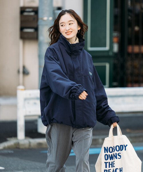 FREAK'S STORE(フリークスストア)の「限定展開 リバーシブルライナーセット 4way スタンドカラー ブルゾン / ナイロンフリース ライナーセット / 2枚セット(ブルゾン・メンズ・チャコールグレー/ブラック/ベージュ/ネイビー/オリーブ/ナチュラル・SMALL/MEDIUM/LARGE)」の11枚目の写真