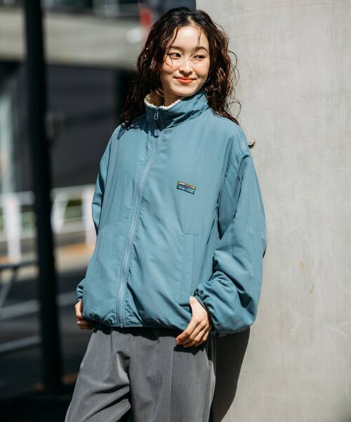 FREAK'S STORE(フリークスストア)の「限定展開 リバーシブルライナーセット 4way スタンドカラー ブルゾン / ナイロンフリース ライナーセット / 2枚セット(ブルゾン・メンズ・チャコールグレー/ブラック/ベージュ/ネイビー/オリーブ/ナチュラル・SMALL/MEDIUM/LARGE)」の12枚目の写真