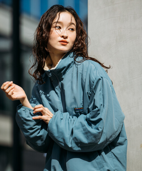 FREAK'S STORE(フリークスストア)の「限定展開 リバーシブルライナーセット 4way スタンドカラー ブルゾン / ナイロンフリース ライナーセット / 2枚セット(ブルゾン・メンズ・チャコールグレー/ブラック/ベージュ/ネイビー/オリーブ/ナチュラル・SMALL/MEDIUM/LARGE)」の13枚目の写真