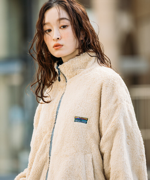 FREAK'S STORE(フリークスストア)の「限定展開 リバーシブルライナーセット 4way スタンドカラー ブルゾン / ナイロンフリース ライナーセット / 2枚セット(ブルゾン・メンズ・チャコールグレー/ブラック/ベージュ/ネイビー/オリーブ/ナチュラル・SMALL/MEDIUM/LARGE)」の14枚目の写真