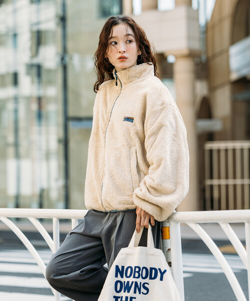 FREAK'S STORE(フリークスストア)の「限定展開 リバーシブルライナーセット 4way スタンドカラー ブルゾン / ナイロンフリース ライナーセット / 2枚セット(ブルゾン・メンズ・チャコールグレー/ブラック/ベージュ/ネイビー/オリーブ/ナチュラル・SMALL/MEDIUM/LARGE)」の15枚目の写真