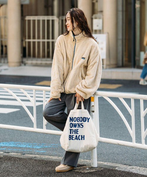 FREAK'S STORE(フリークスストア)の「限定展開 リバーシブルライナーセット 4way スタンドカラー ブルゾン / ナイロンフリース ライナーセット / 2枚セット(ブルゾン・メンズ・チャコールグレー/ブラック/ベージュ/ネイビー/オリーブ/ナチュラル・SMALL/MEDIUM/LARGE)」の16枚目の写真