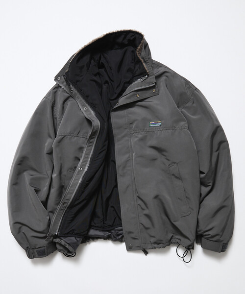 FREAK'S STORE(フリークスストア)の「限定展開 リバーシブルライナーセット 4way スタンドカラー ブルゾン / ナイロンフリース ライナーセット / 2枚セット(ブルゾン・メンズ・チャコールグレー/ブラック/ベージュ/ネイビー/オリーブ/ナチュラル・SMALL/MEDIUM/LARGE)」の17枚目の写真