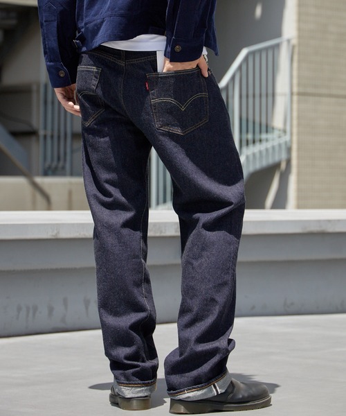 LEVI'S VINTAGE CLOTHING(リーバイスビンテージクロージング)の「LEVI'S/リーバイス VINTAGE CLOTHING 1955 501 ORIGINAL ジーンズ リンス デニムパンツ ジーパン ストレートパンツ ボタンフライ メンズ レディース 2026年 秋 秋服 冬 冬服(デニムパンツ・メンズ・ダークインディゴブルー・W30xL32/W32xL32/W34xL32/W36xL32)」の1枚目の写真