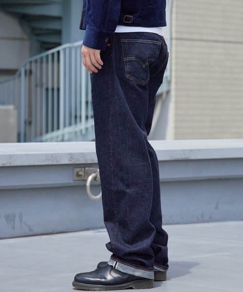 LEVI'S VINTAGE CLOTHING(リーバイスビンテージクロージング)の「LEVI'S/リーバイス VINTAGE CLOTHING 1955 501 ORIGINAL ジーンズ リンス デニムパンツ ジーパン ストレートパンツ ボタンフライ メンズ レディース 2026年 秋 秋服 冬 冬服(デニムパンツ・メンズ・ダークインディゴブルー・W30xL32/W32xL32/W34xL32/W36xL32)」の3枚目の写真