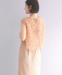 kaene フラッフィーフラワーコンビドレス