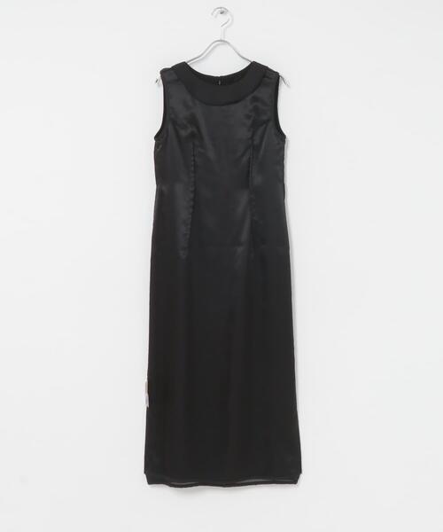 URBAN RESEARCH ROSSO WOMEN(アーバンリサーチ ロッソ)の「kaene フラッフィーフラワーコンビドレス(ワンピース・レディース・ライトブルー/ブラック/ピンク系その他・36)」の7枚目の写真