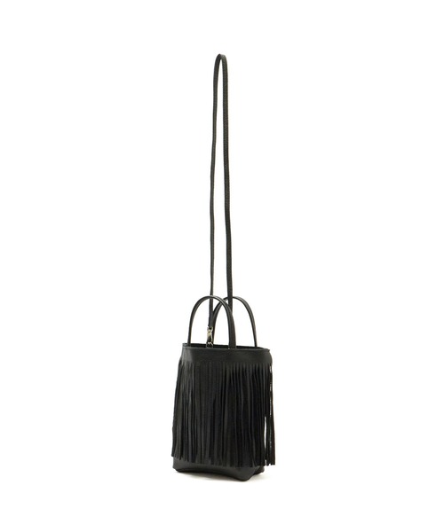 ROSE BUD(ローズバッド)の「MILLELA FIRENZE/FRINGE MINI TOTE(ショルダーバッグ・レディース・オフホワイト/ブラック・ONE SIZE)」の3枚目の写真