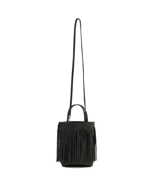 ROSE BUD(ローズバッド)の「MILLELA FIRENZE/FRINGE MINI TOTE(ショルダーバッグ・レディース・オフホワイト/ブラック・ONE SIZE)」の22枚目の写真