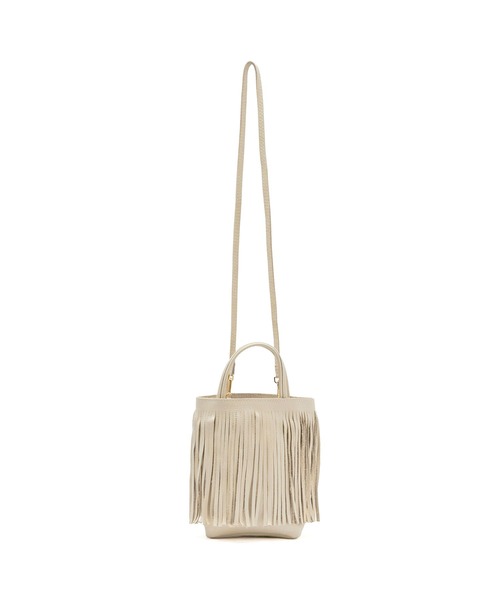 ROSE BUD(ローズバッド)の「MILLELA FIRENZE/FRINGE MINI TOTE(ショルダーバッグ・レディース・オフホワイト/ブラック・ONE SIZE)」の16枚目の写真