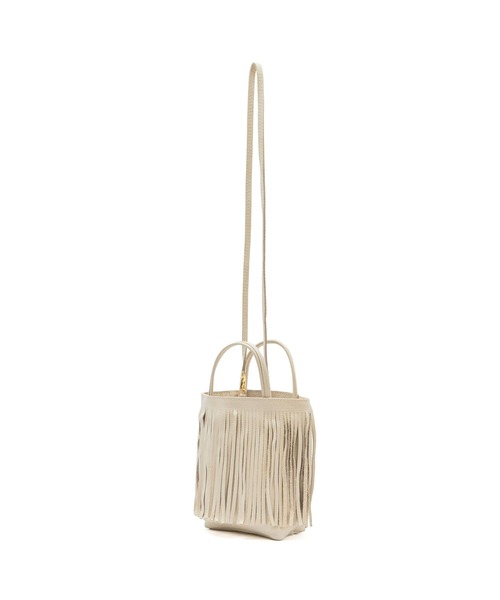 ROSE BUD(ローズバッド)の「MILLELA FIRENZE/FRINGE MINI TOTE(ショルダーバッグ・レディース・オフホワイト/ブラック・ONE SIZE)」の15枚目の写真