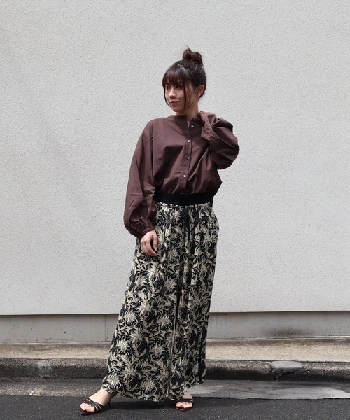 etre relie(エトレリー)の「ZOZO限定 セミシアーウエストリブワイドパンツ(その他パンツ・レディース・ブルー系その他3/ブラック系その他・MEDIUM)」の11枚目の写真