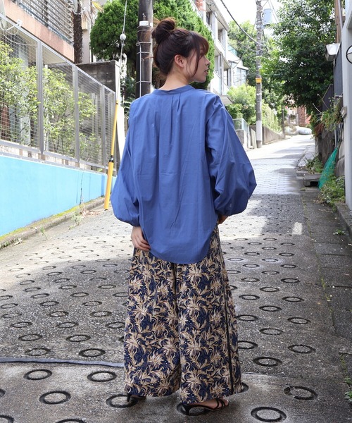etre relie(エトレリー)の「ZOZO限定 セミシアーウエストリブワイドパンツ(その他パンツ・レディース・ブルー系その他3/ブラック系その他・MEDIUM)」の18枚目の写真