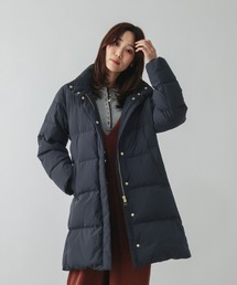 ウツクシルエット撥水ダウンコート/668360