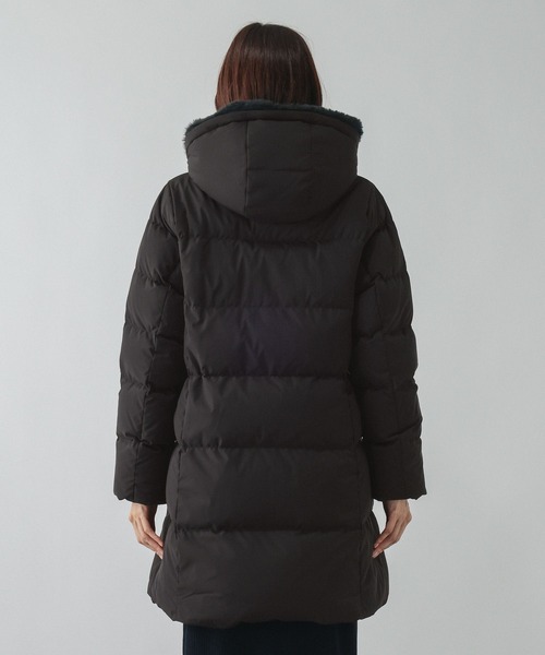 GLOBAL WORK(グローバルワーク)の「ウツクシルエット撥水ダウンコート/668360(ダウンジャケット/コート・レディース・ベージュ/ネイビー/ブラック・LARGE/MEDIUM)」の20枚目の写真
