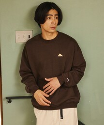 KELTY（ケルティ）の「限定展開 KELTY × FREAK'S STORE ケルティ 別注 ワンポイント ヴィンテージロゴ クルーネックスウェット（スウェット）」
