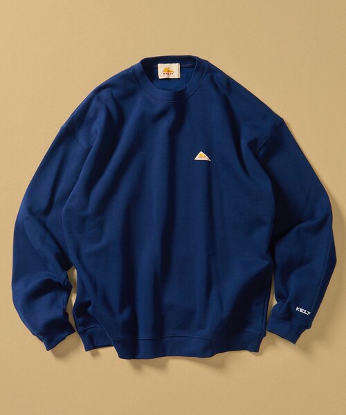 KELTY（ケルティ）の「KELTY/ケルティ 限定展開 KELTY×FREAK'S STORE/ケルティ 別注 ワンポイント ヴィンテージロゴ クルーネックスウェット（スウェット・メンズ・チャコールグレー/ネイビー/ライトグレー/ブラック/ベージュ/オフホワイト/ブラウン・SMALL/MEDIUM/LARGE/X-LARGE）」の11枚目の写真