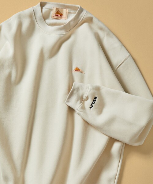 KELTY（ケルティ）の「KELTY/ケルティ 限定展開 KELTY×FREAK'S STORE/ケルティ 別注 ワンポイント ヴィンテージロゴ クルーネックスウェット（スウェット・メンズ・チャコールグレー/ネイビー/ライトグレー/ブラック/ベージュ/オフホワイト/ブラウン・SMALL/MEDIUM/LARGE/X-LARGE）」の14枚目の写真