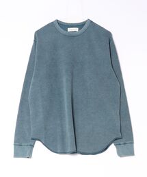 MANYMENMANYMINDS / フェード加工ワッフルロングスリーブTEE