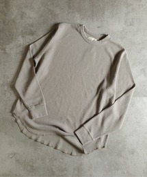 MANYMENMANYMINDS / フェード加工ワッフルロングスリーブTEE