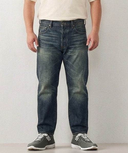 EDWIN(エドウィン)の「【大きいサイズ】503 ルーズストレートデニムパンツ SMART STANDARD LOOSE STRAIGHT(デニムパンツ・メンズ・インディゴブルー/ブルー系その他2/ダークインディゴブルー・50/46/44/42/38/40)」の2枚目の写真