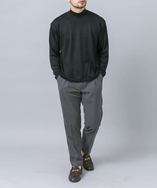 URBAN RESEARCH ROSSO MEN(アーバンリサーチロッソメン)の「『マシンウォッシャブル』ハイクオリティウールモックネックTシャツ(Tシャツ/カットソー・メンズ・ベージュ系その他/ブラック/ネイビー・MEDIUM/LARGE/X-LARGE)」の12枚目の写真