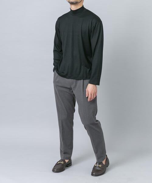 URBAN RESEARCH ROSSO MEN(アーバンリサーチロッソメン)の「『マシンウォッシャブル』ハイクオリティウールモックネックTシャツ(Tシャツ/カットソー・メンズ・ベージュ系その他/ブラック/ネイビー・MEDIUM/LARGE/X-LARGE)」の13枚目の写真