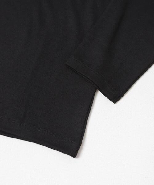 URBAN RESEARCH ROSSO MEN(アーバンリサーチロッソメン)の「『マシンウォッシャブル』ハイクオリティウールモックネックTシャツ(Tシャツ/カットソー・メンズ・ベージュ系その他/ブラック/ネイビー・MEDIUM/LARGE/X-LARGE)」の16枚目の写真
