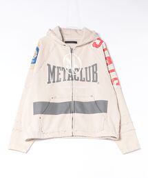 DANKE SCHON | DankeSchon/ダンケシェーン/CHEMICAL SWEAT ZIP HOODIE METACLUB(パーカー)