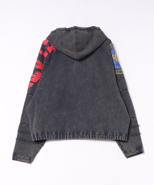 DANKE SCHON（ダンケシェーン）の「DankeSchon/ダンケシェーン/CHEMICAL SWEAT ZIP HOODIE METACLUB（パーカー・レディース・ブラック/ネイビー/ホワイト・L/M）」の5枚目の写真