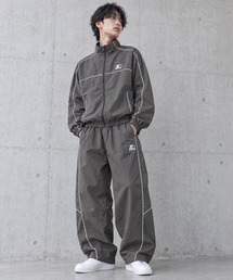STARTER（スターター）の「STARTER スターター メンズパイピングトラックパンツ ナイロンパンツ（その他パンツ）」