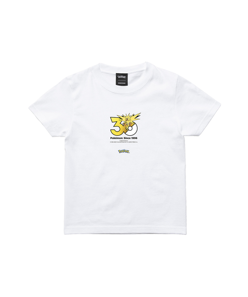 ZOZOSPOT(ゾゾスポット)の「Pokemon 30th Anniversary 1025 T-shirt 「サンダー」(Tシャツ/カットソー・レディース・ホワイト・SMALL/MEDIUM/LARGE/X-LARGE/XX-LARGE/XXX-LARGE/100cm/110cm/120cm/130cm/140cm/150cm/160cm)」の2枚目の写真