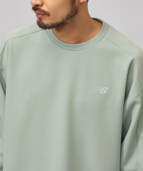 NEW BALANCE(ニューバランス)の「ニューバランス New Balance ウーブンロングスリーブTシャツ(Tシャツ/カットソー・メンズ・ブラック/グレー/カーキ・S/M/L/LL/3L)」の6枚目の写真