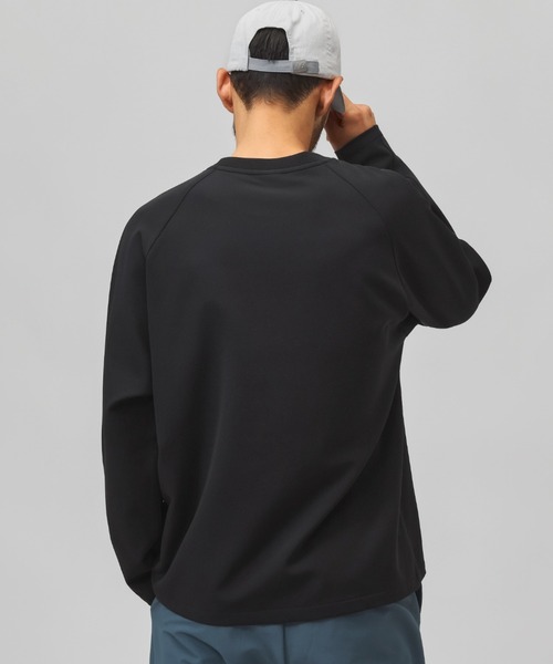 NEW BALANCE(ニューバランス)の「ニューバランス New Balance ウーブンロングスリーブTシャツ(Tシャツ/カットソー・メンズ・ブラック/グレー/カーキ・S/M/L/LL/3L)」の12枚目の写真