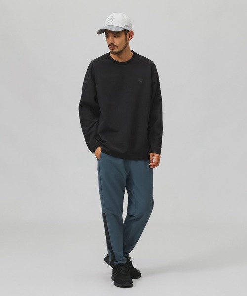 NEW BALANCE(ニューバランス)の「ニューバランス New Balance ウーブンロングスリーブTシャツ(Tシャツ/カットソー・メンズ・ブラック/グレー/カーキ・S/M/L/LL/3L)」の13枚目の写真