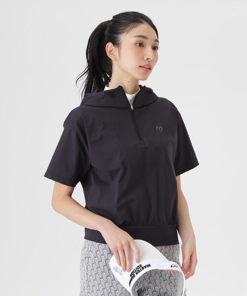 MASTER BUNNY EDITION(マスターバニーエディション)の「Nyベアムース半袖ハーフジップフーディプルオーバー (WOMENS)(スウェット・レディース・ブラウン/ブラック/ホワイト・SMALL/MEDIUM/LARGE)」の4枚目の写真