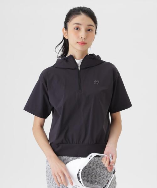 MASTER BUNNY EDITION(マスターバニーエディション)の「Nyベアムース半袖ハーフジップフーディプルオーバー (WOMENS)(スウェット・レディース・ブラウン/ブラック/ホワイト・SMALL/MEDIUM/LARGE)」の5枚目の写真