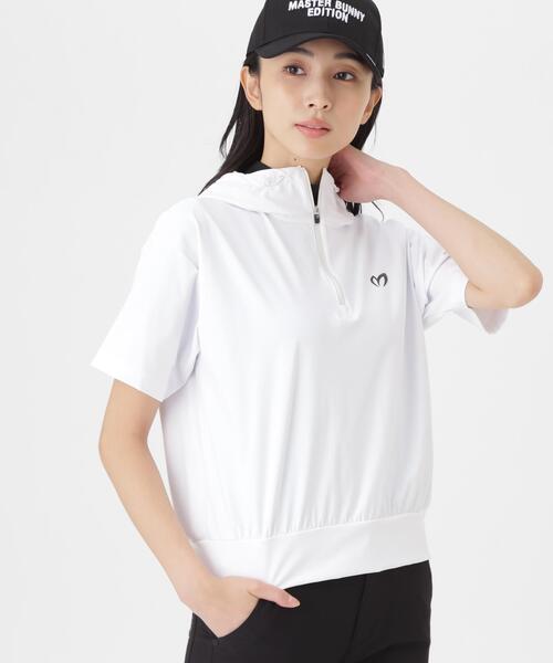 MASTER BUNNY EDITION(マスターバニーエディション)の「Nyベアムース半袖ハーフジップフーディプルオーバー (WOMENS)(スウェット・レディース・ブラウン/ブラック/ホワイト・SMALL/MEDIUM/LARGE)」の11枚目の写真